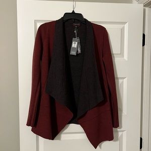 Eileen Fisher long moto jacket, XS/TP NWT